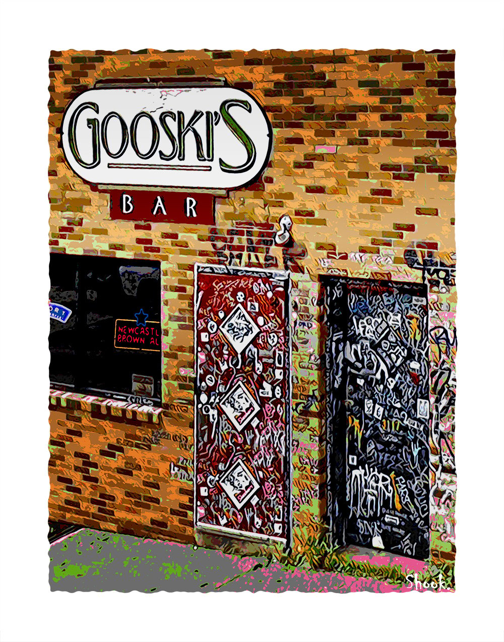 Gooski's, Pittsburgh PA Giclée Art Print (Multi-size options)