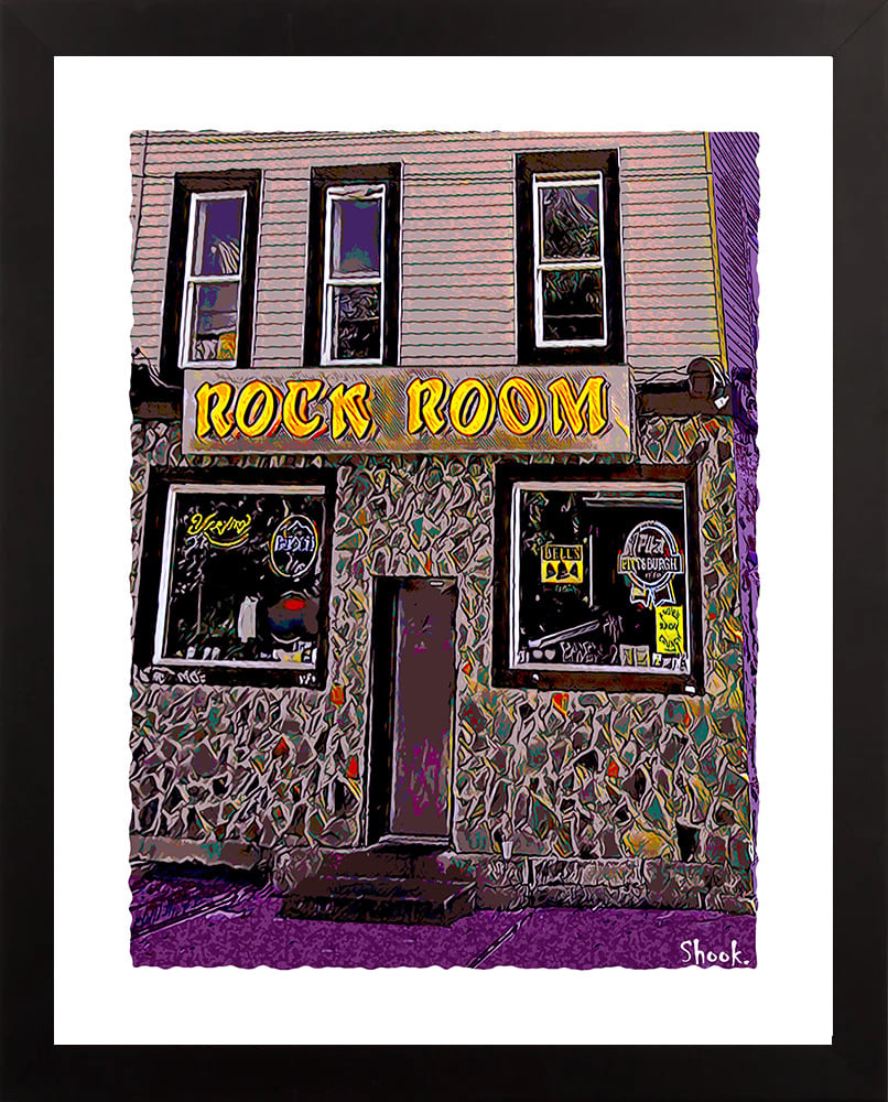 Rock Room, Pittsburgh PA Giclée Art Print (Multi-size options)