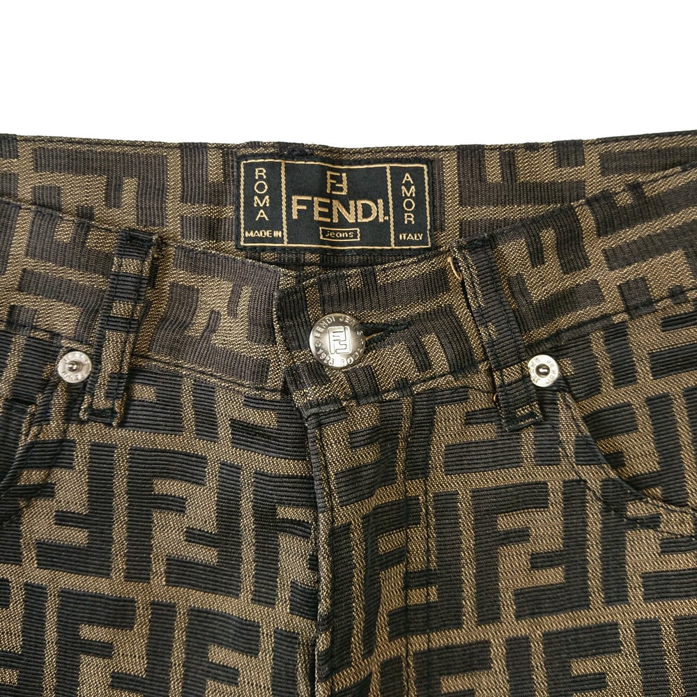 Image of Fendi FF Zucca Trousers