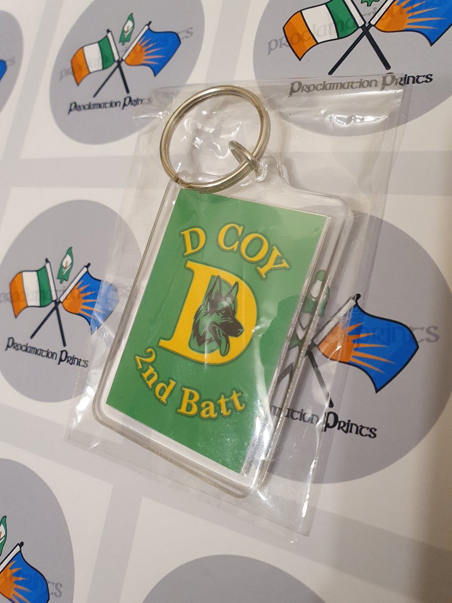 D Coy Keyring. Proclamation Prints