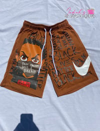 Image 2 of Brown BLM Shorts 