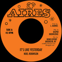 Noel Robinson - It's Like Yesterday 7" (Aires)