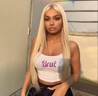 Image 1 of “Spoiled Brat” Crop Top 