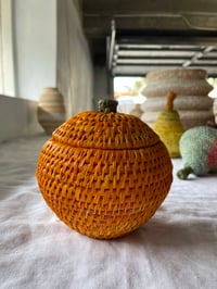 Image 4 of Orange lidded pot