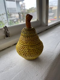 Image 1 of Lidded pear vessel