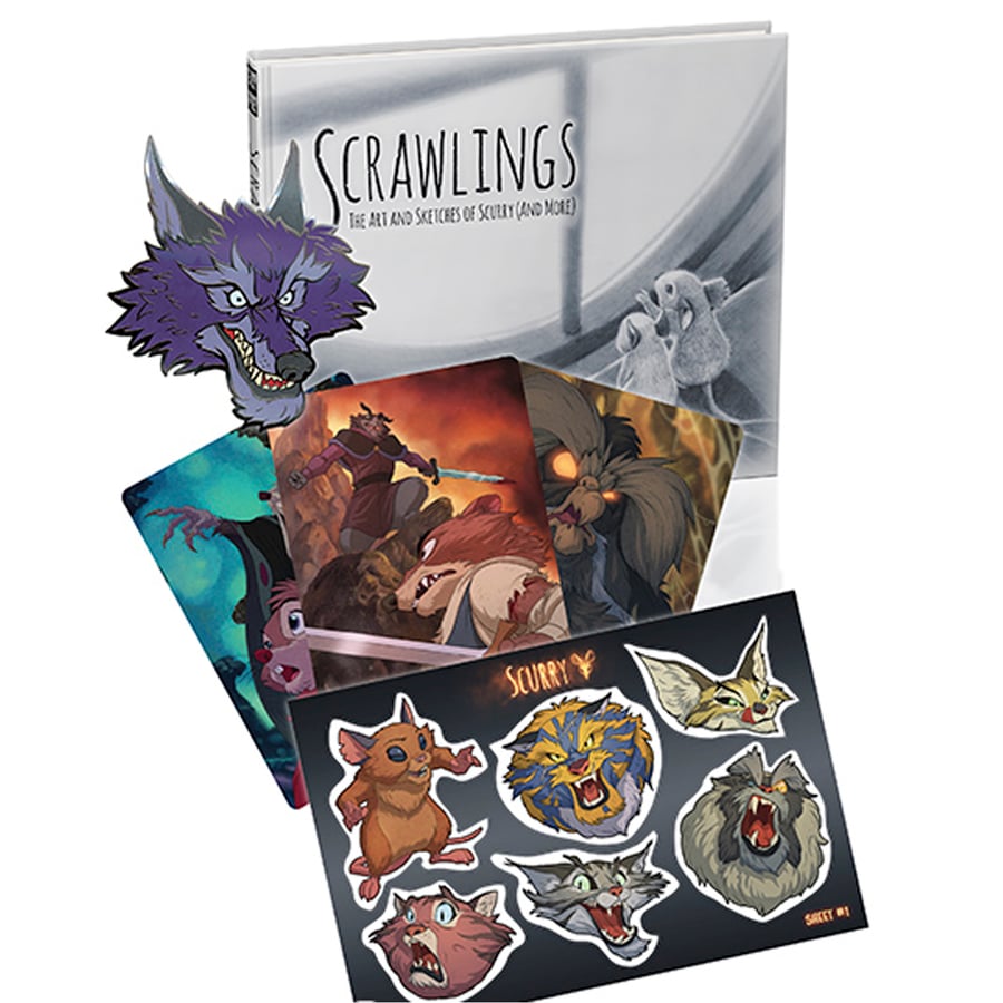 Image of Premium Edition - Scrawlings: The Art and Sketches of Scurry (and More!)