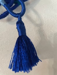 Image 1 of Cobalt soft necklace or wall hanging