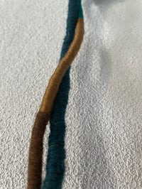 Image 1 of Teal and Brown necklace