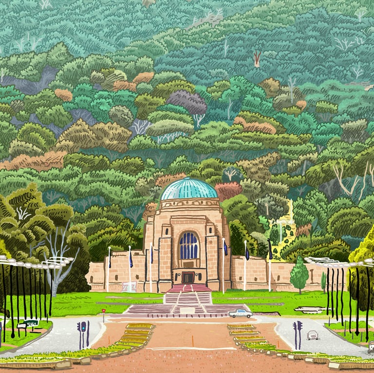 Mount Ainslie from Anzac Parade Image 5