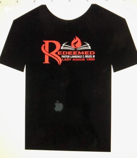Image of Redeemed By The Blood T Shirt