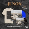 JUNON THE SHADOWS LENGTHEN CD + LP Bleu + T shirt Gildan softstyle exclu.