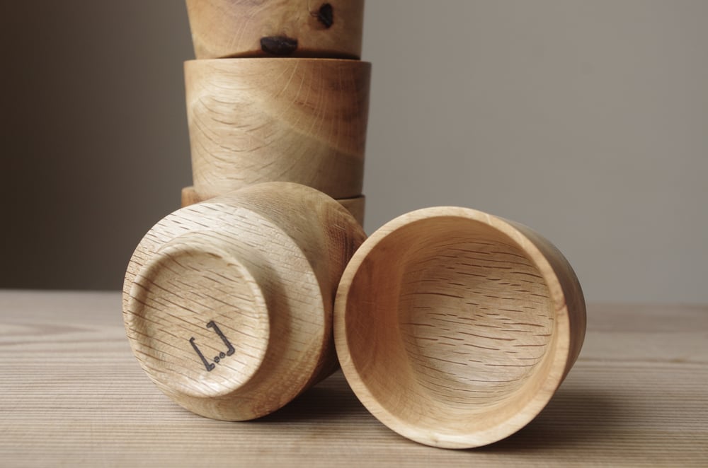 Image of White oak cup