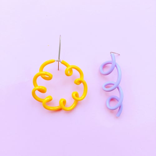 Image of Loopy earrings- new colourways