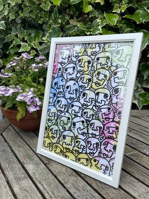 Image of 'Forty Four Faces' print