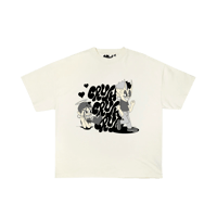 CrushCrushCrush Camiseta Crema