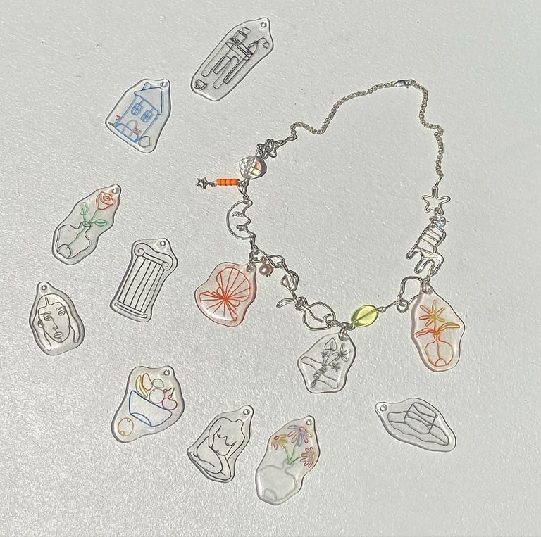 Shulian x Lane Charm Necklace Image 3