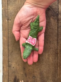 Image 5 of Spun cotton alligator ornament 