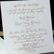 Image of Calligraphy Invitation Suite 
