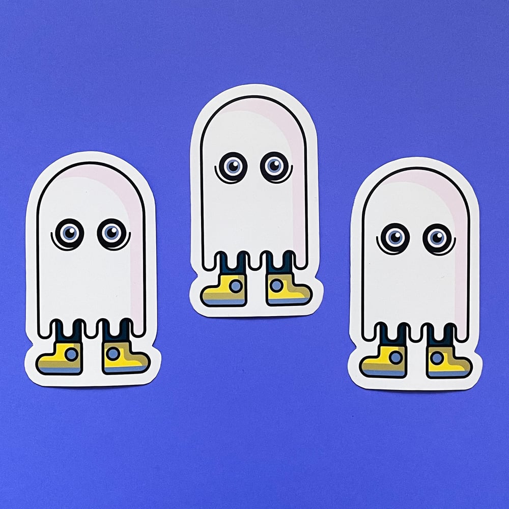 Image of Scary Ghost Sticker