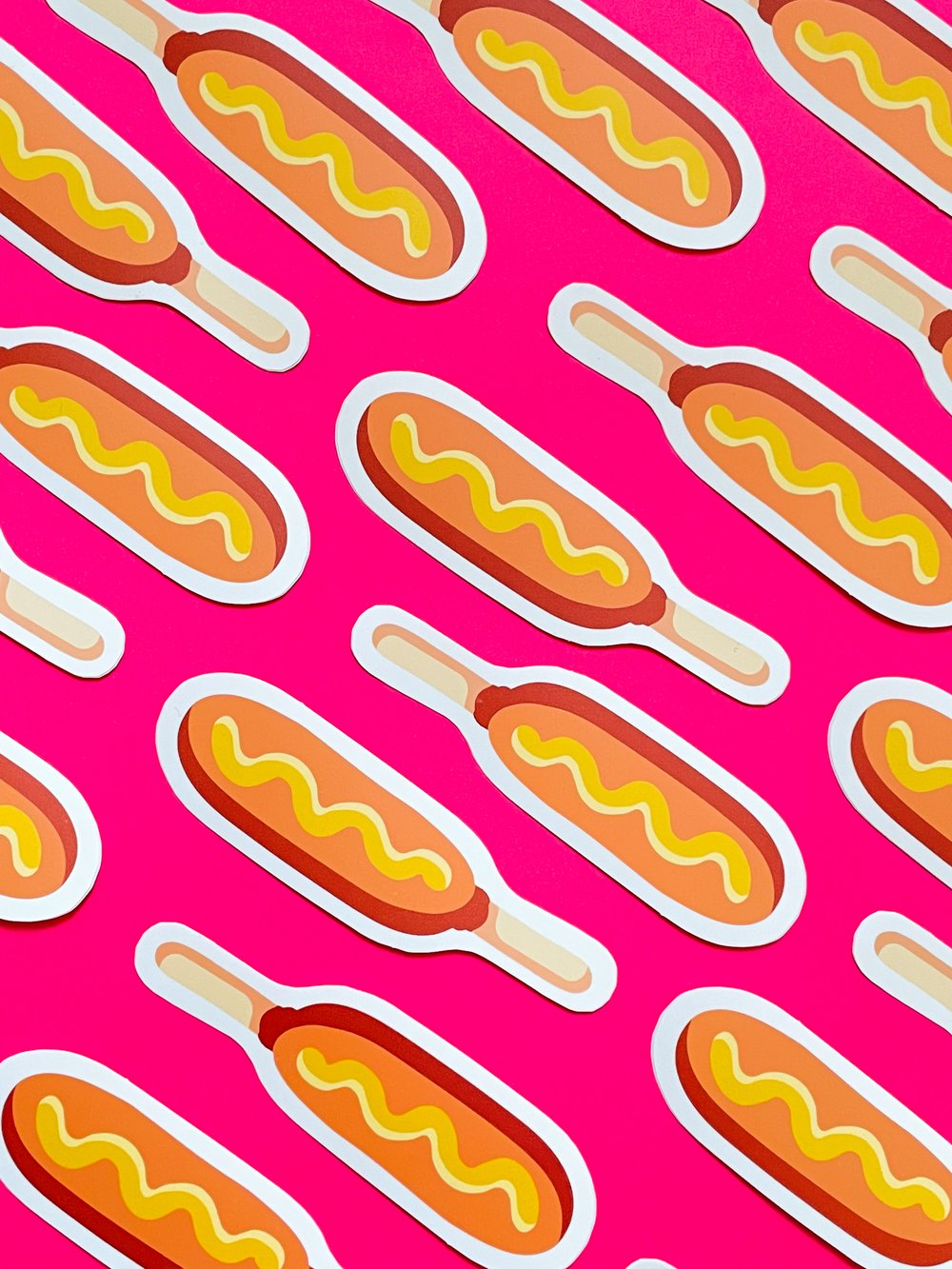 Image of Corndog Sticker