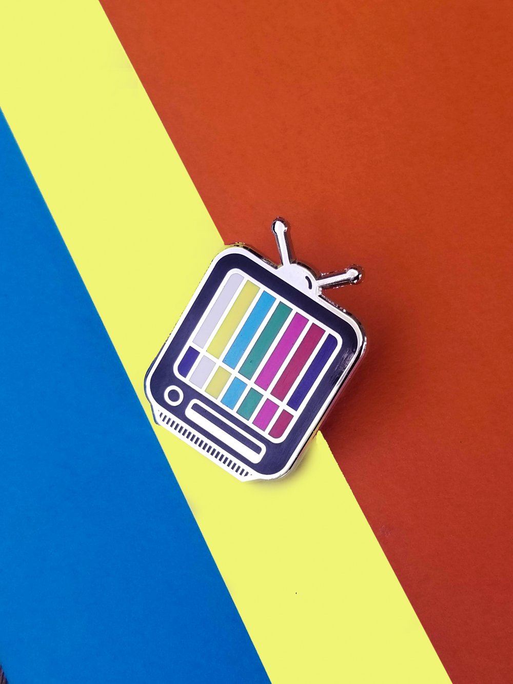 Image of Retro Television Enamel Pin