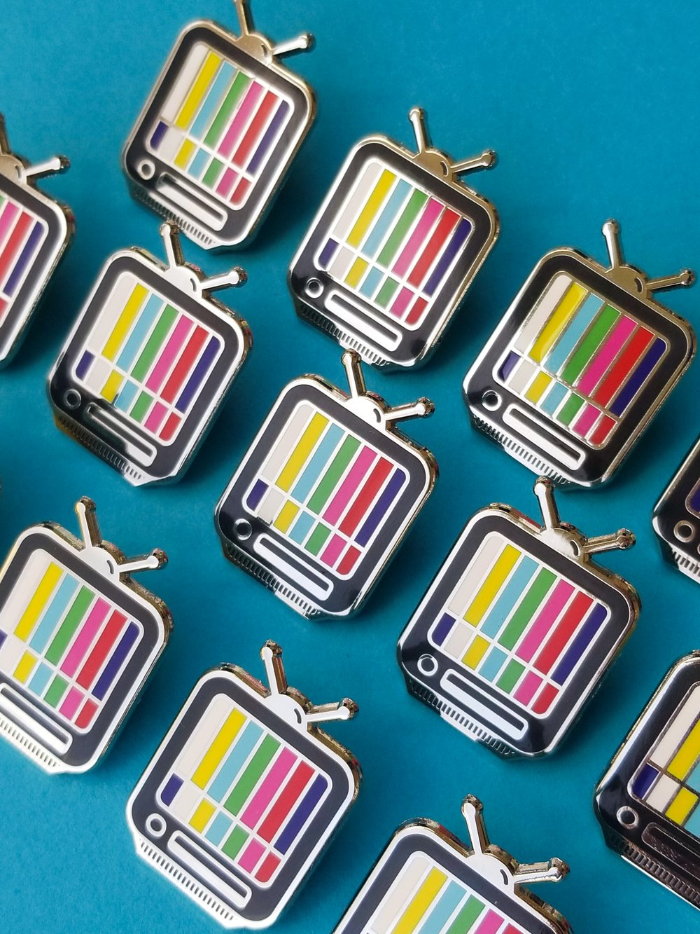 Image of Retro Television Enamel Pin