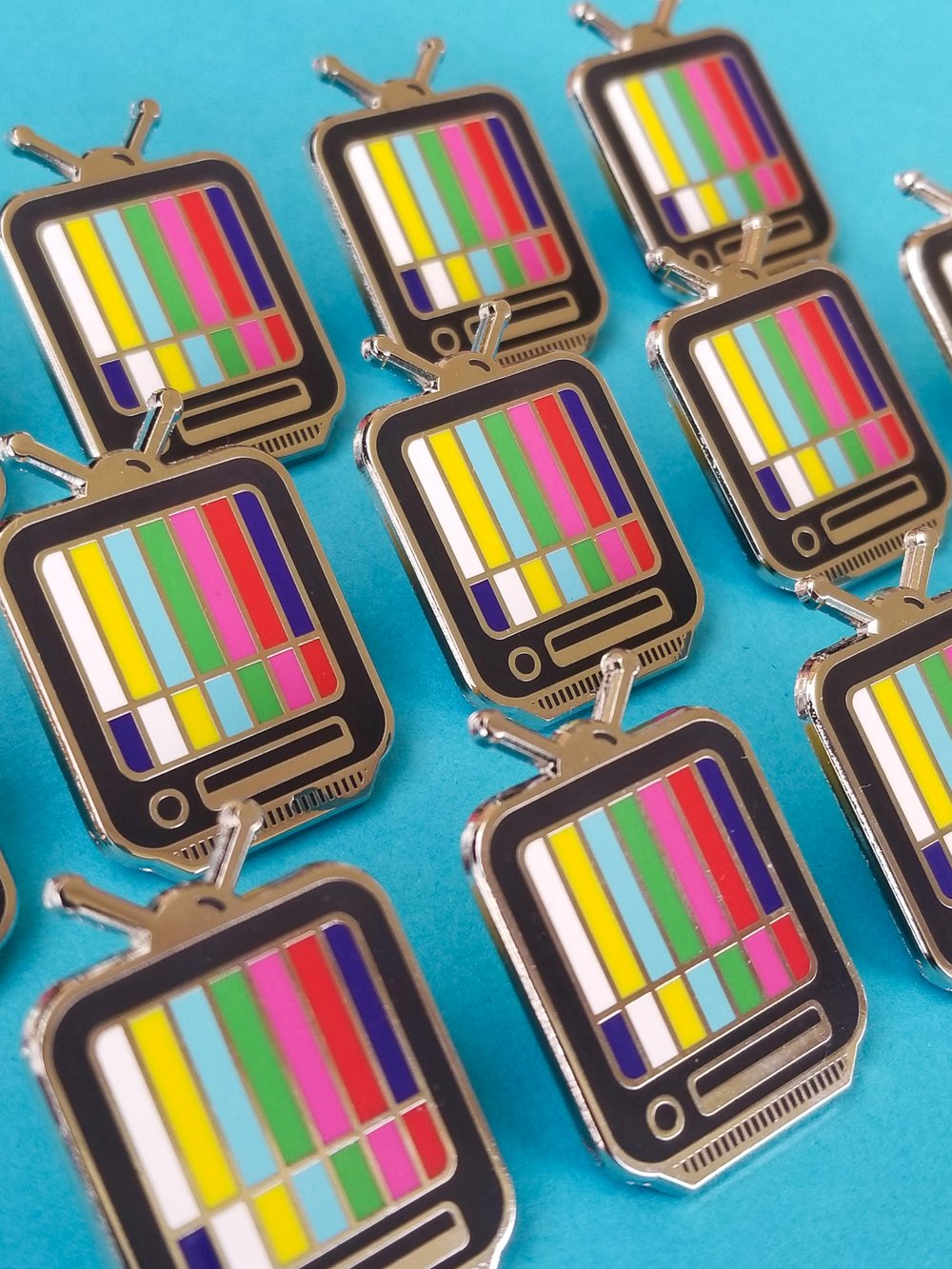 Image of Retro Television Enamel Pin