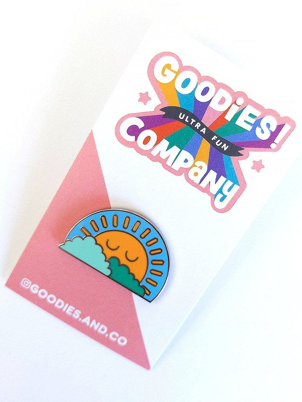 Image of Sleepy Sun Enamel Pin