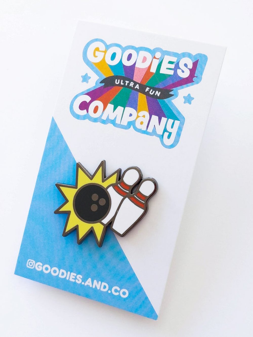 Image of 90s Bowling Party Enamel Pin
