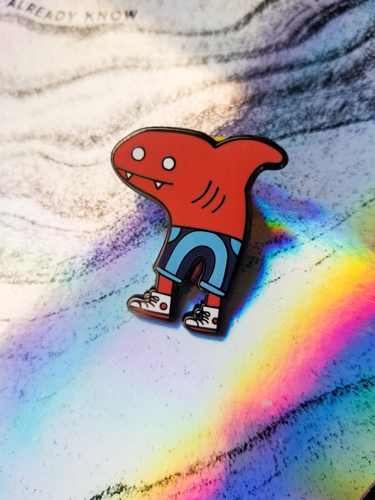 Image of Shark Boy Enamel Pin