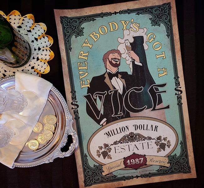 "VICE" Estate Sale Bundle (Koozie/Poster)