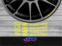 Image 2 of OZ Racing Superleggera Wheel Rim Stickers x4 17" 18" 19"