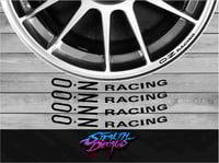 Image 4 of OZ Racing Superleggera Wheel Rim Stickers x4 17" 18" 19"