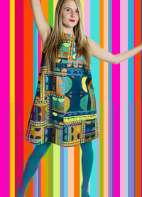 Image 3 of Valleri in the City Dress Blue