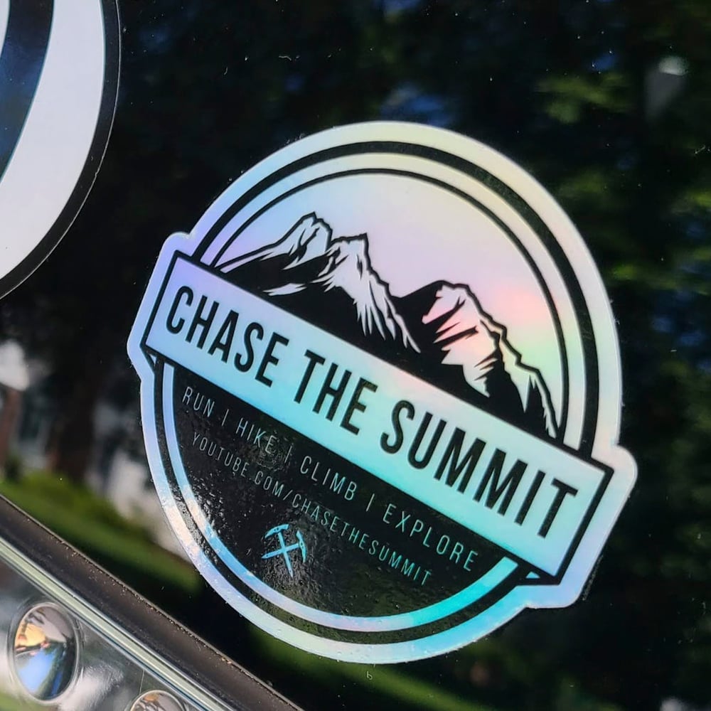 Image of Chase the Summit Holographic Stickers