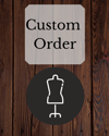 Reserved: Custom order for Michael 