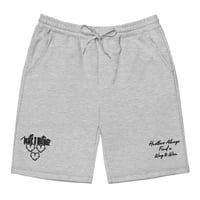 Image 3 of HNM White Triple Hearts T-Shirt  & Grey Triple Hearts Shorts 