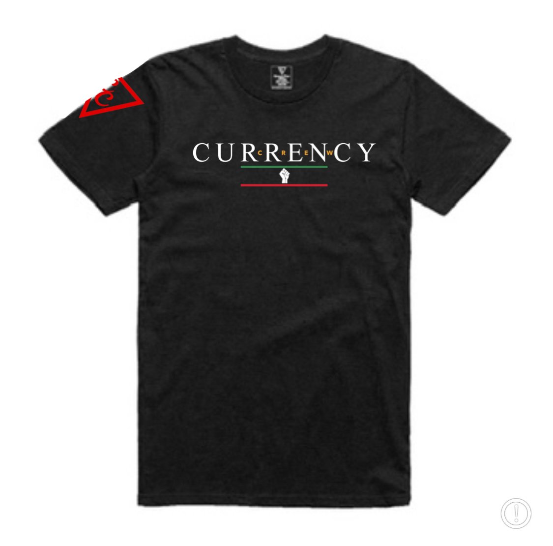 Image of Currency Crew Unity Embroidered Tee Black