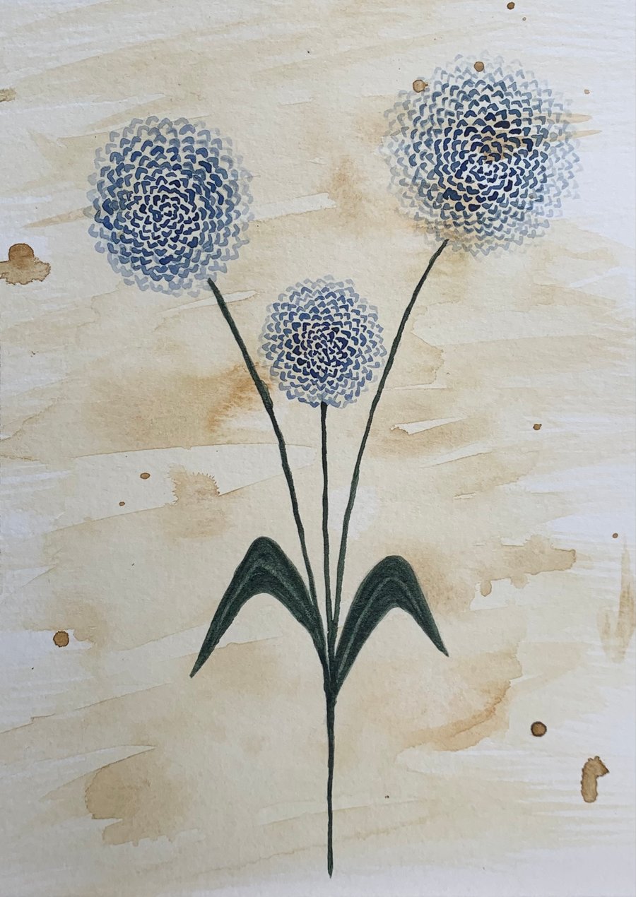 Image of tres flores 5x7 print