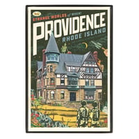 Image 4 of Strange Worlds of When Providence Series 2 – 4 x 6 Framed, Set of 4