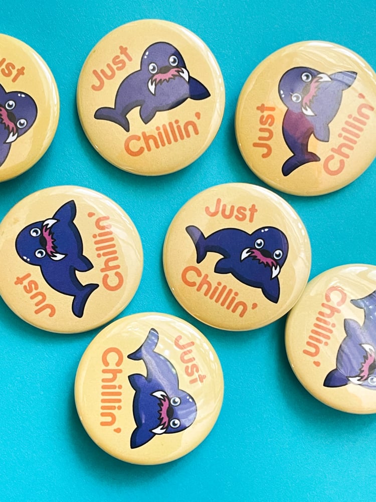 Image of Just Chillin' Walrus Button