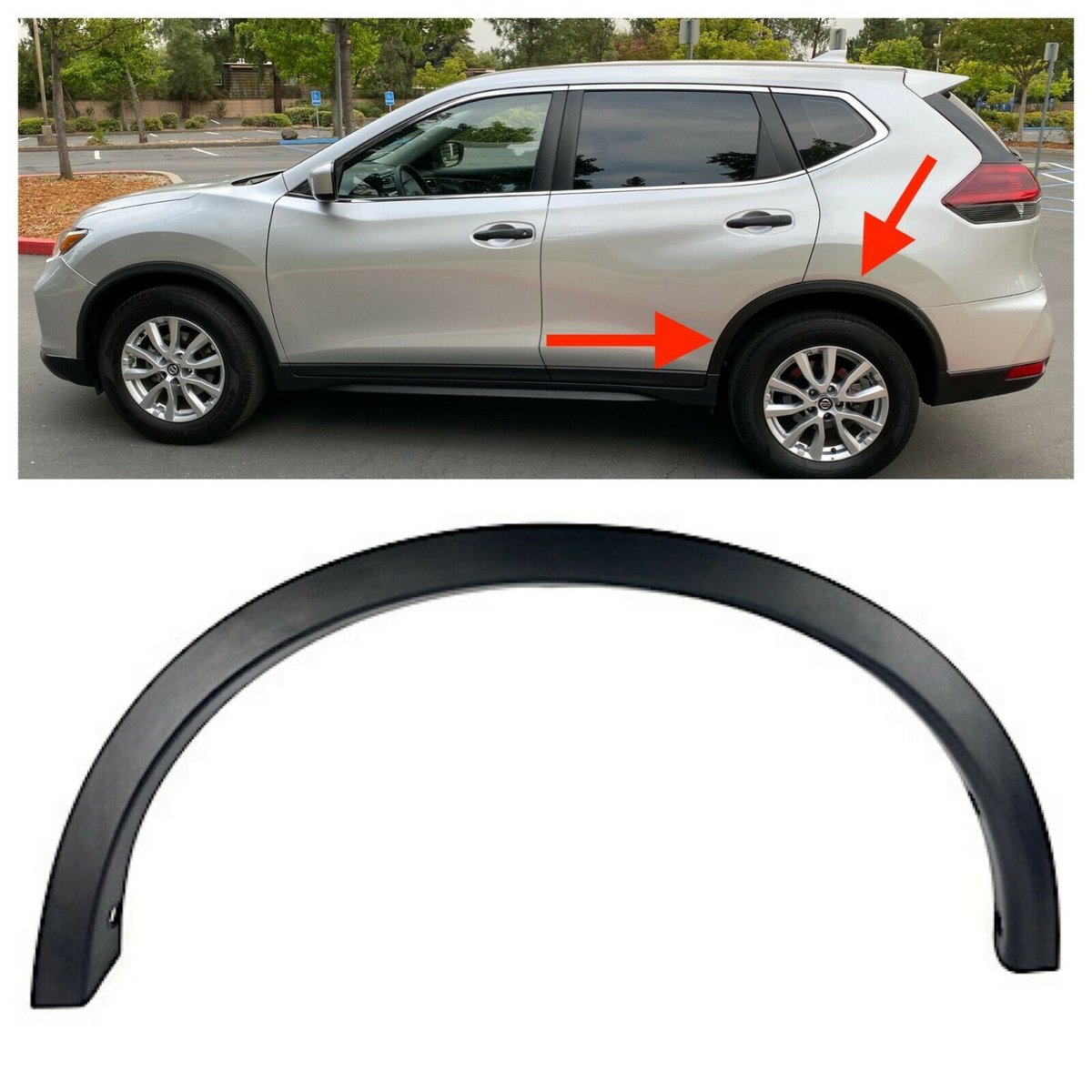 for 2014-2017 Nissan Rogue Fender Flare Molding Arch Trim Driver LH ...