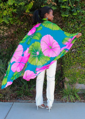 Image of Bermuda Floral Robe in Floral Fiesta