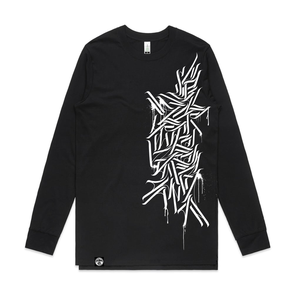 Image of Shroom Calligraphy. L/S  