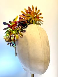 Image 1 of Iridescent flower headpiece