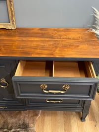 Image 3 of Stunning American sideboard in dark grey