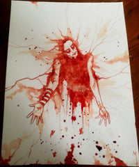 Darkthrone original blood painting 