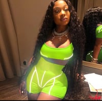 Image 1 of “Neon Biker Bunny” Two Piece Set