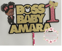 Boss baby inspired Cake topper
