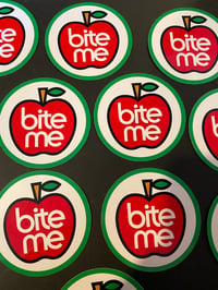 Image 2 of "BITE ME" STICKER 3 PACK.